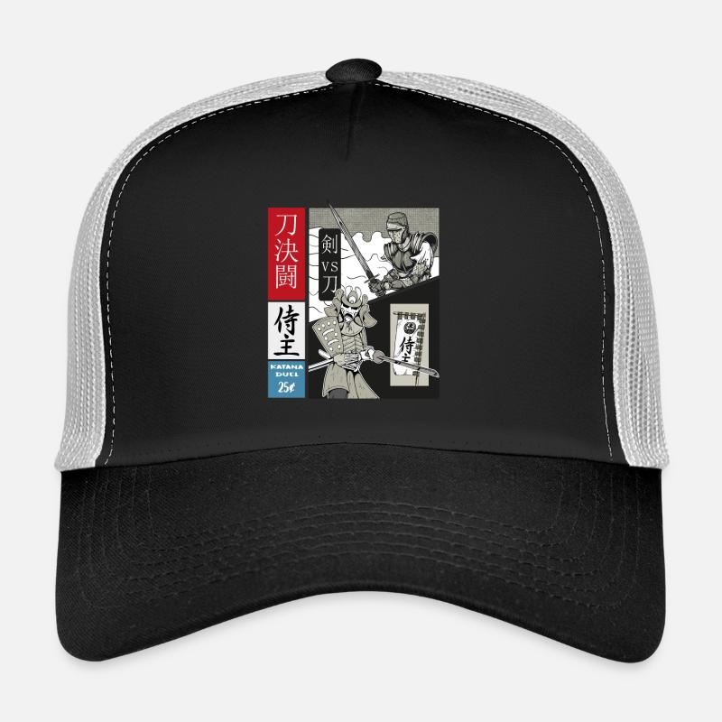 Samurai Duel Katana vs. Heavy Sword - Trucker Cap - black/stone grey