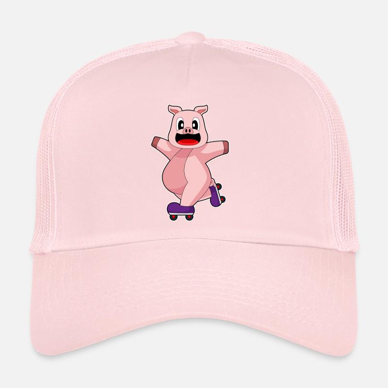 Pig Inline skating Inline skates Trucker Cap