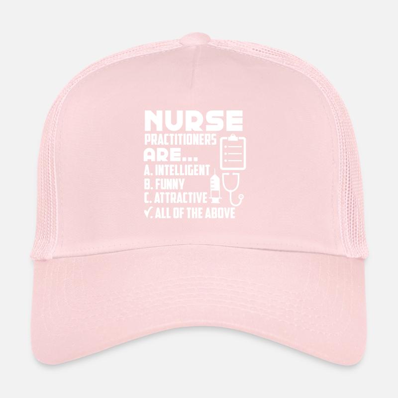 Nurse Practitioner Intelligent Funny Attractive Trucker Cap