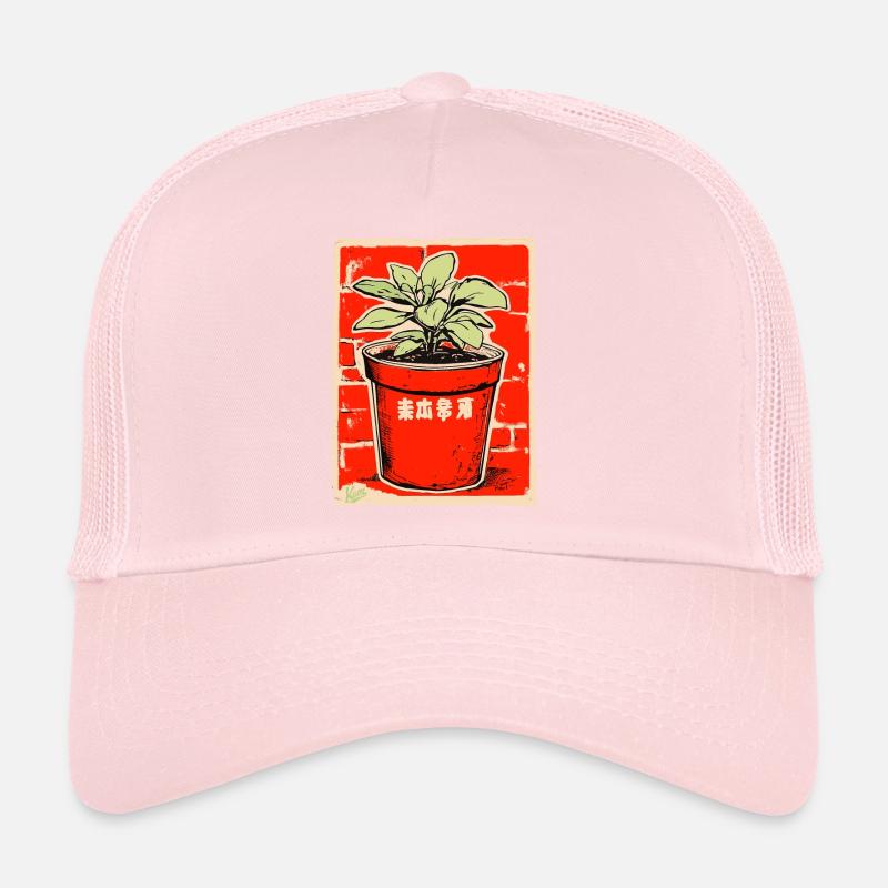 Pot de fleur Casquette trucker 