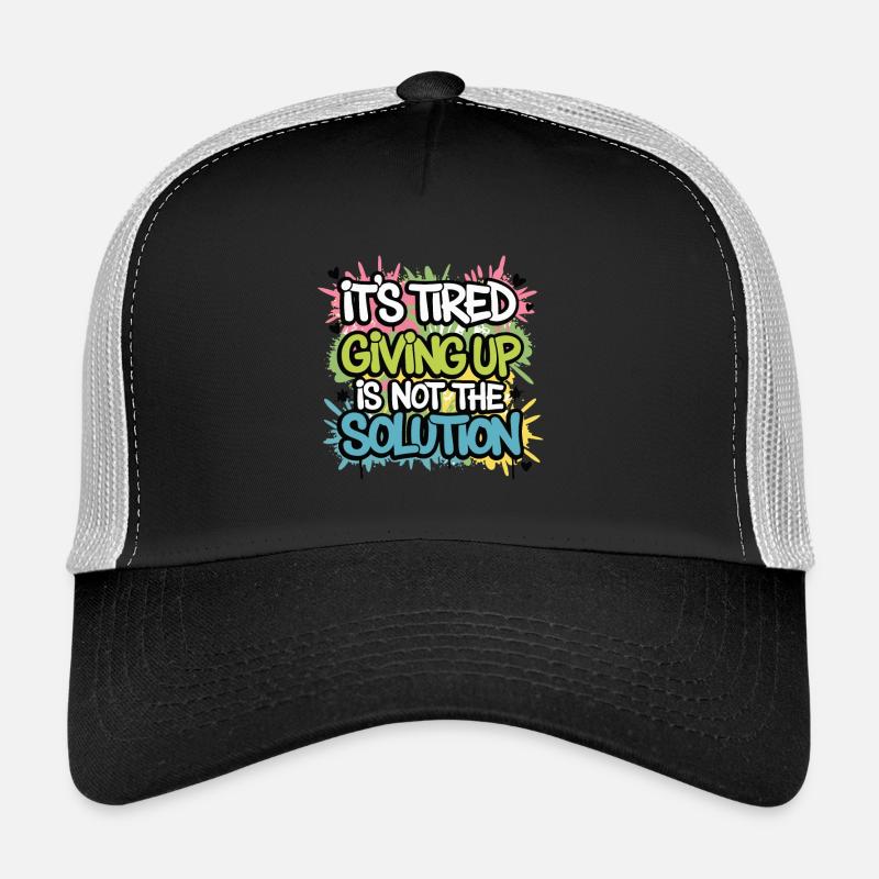 NIEMALS AUFGEBEN Trucker Cap