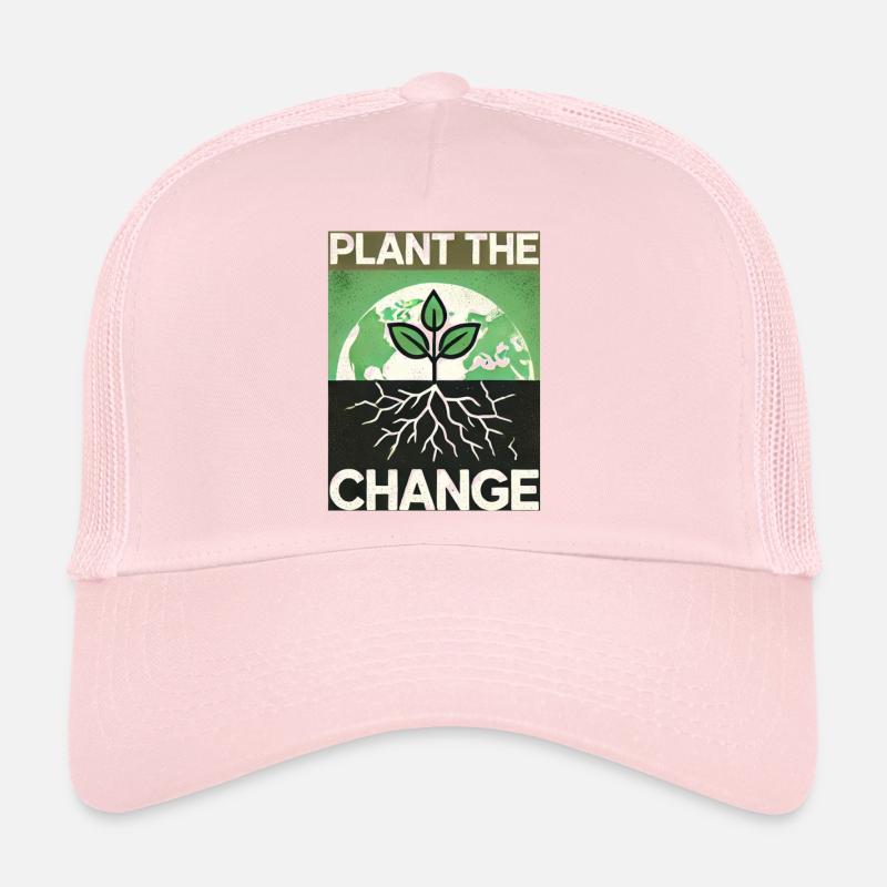 Planter le changement – Conception durable Casquette trucker 