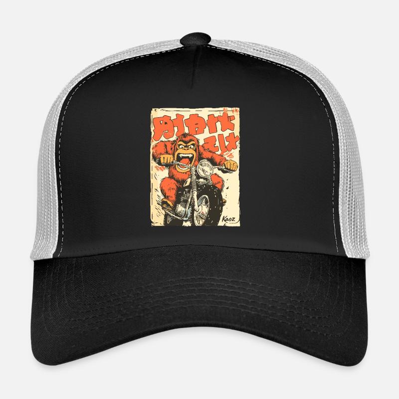 Crazy Orangutan – Motard Casquette trucker 