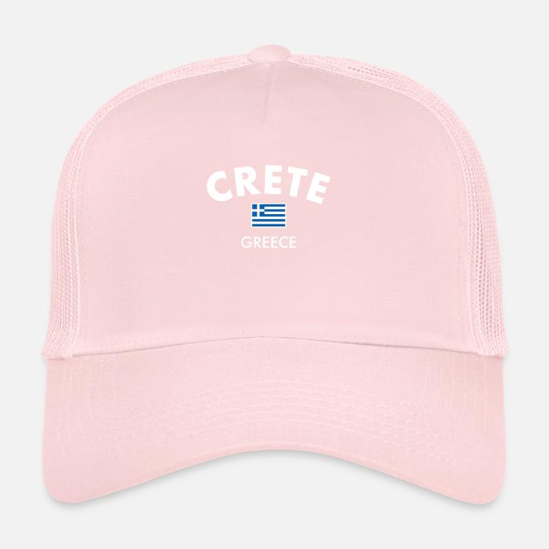 Crète Grèce Drapeau grec Grec Casquette trucker 