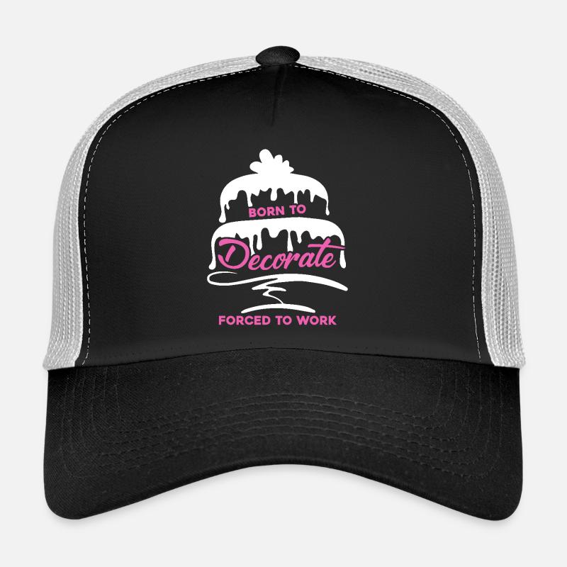 Cake Decorator Born To Cake Decorator Trucker Cap