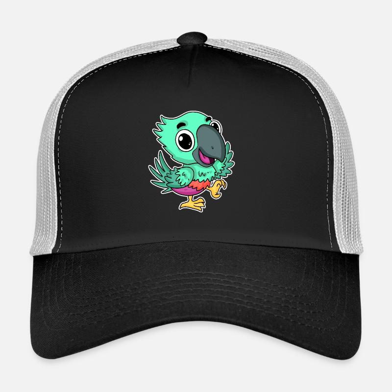 Perroquet mignon mignon Casquette trucker 