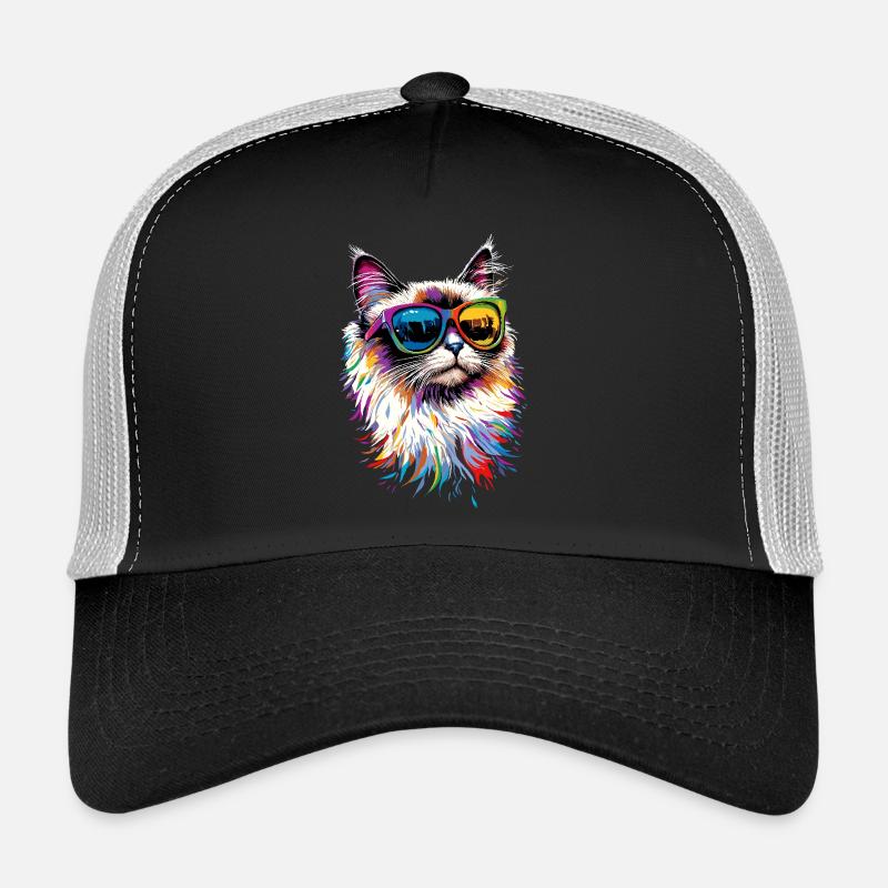 Ragdoll Katze Ragdollkatze Cat Süße Ragdoll Katzen Trucker Cap