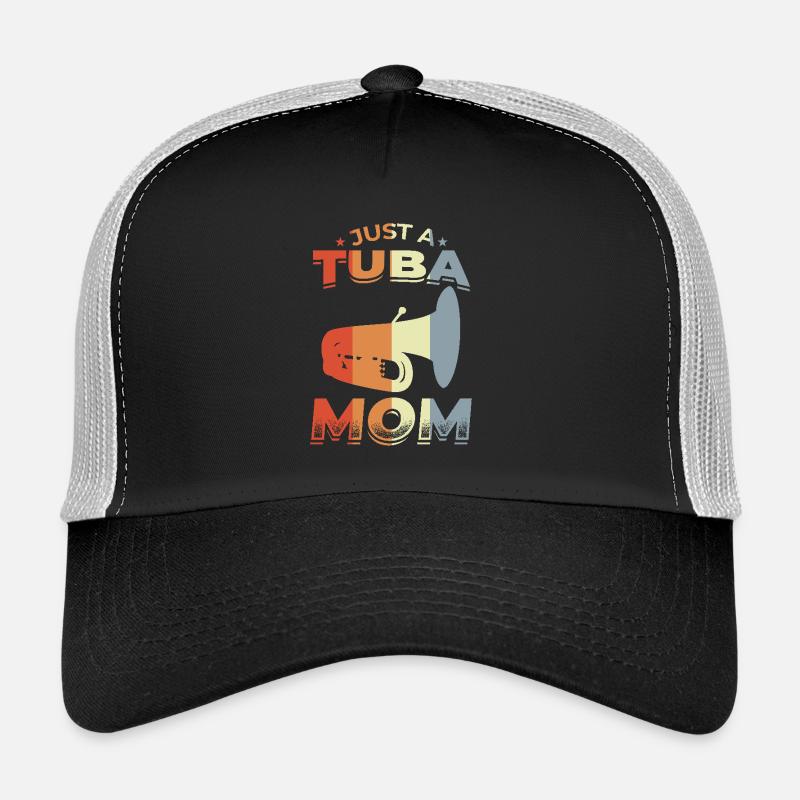 Tuba Mutter - Trucker Cap - Schwarz/Steingrau