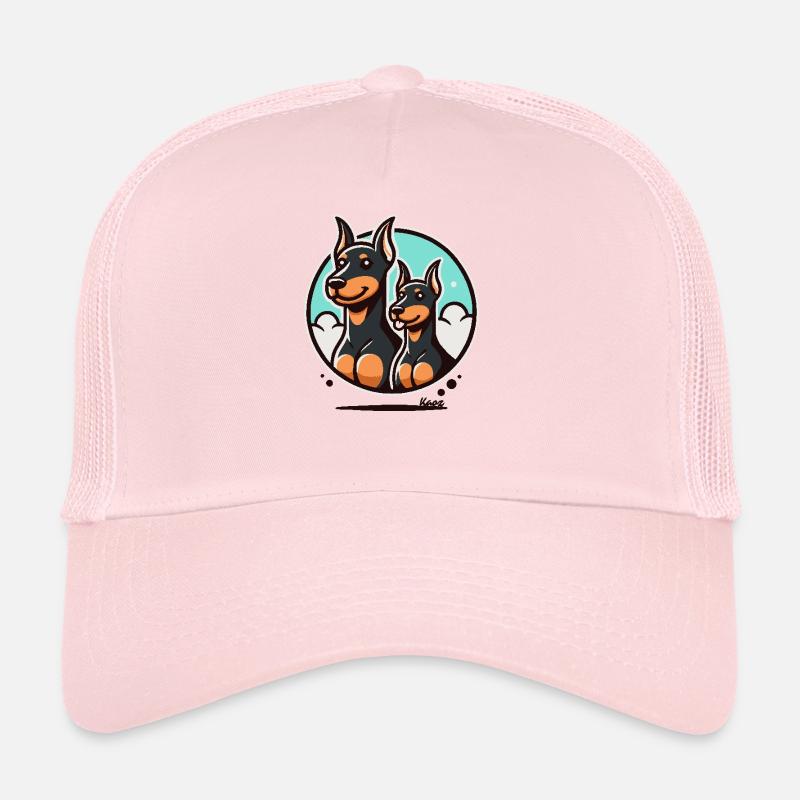 Drôles de chiens dobermans Casquette trucker 