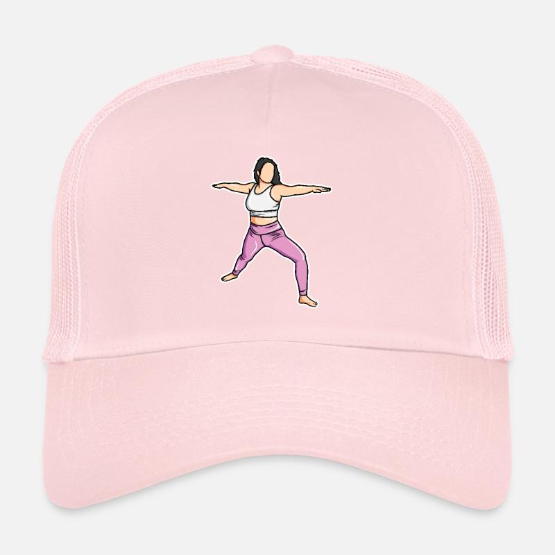 Yogini Drawing Trucker Cap