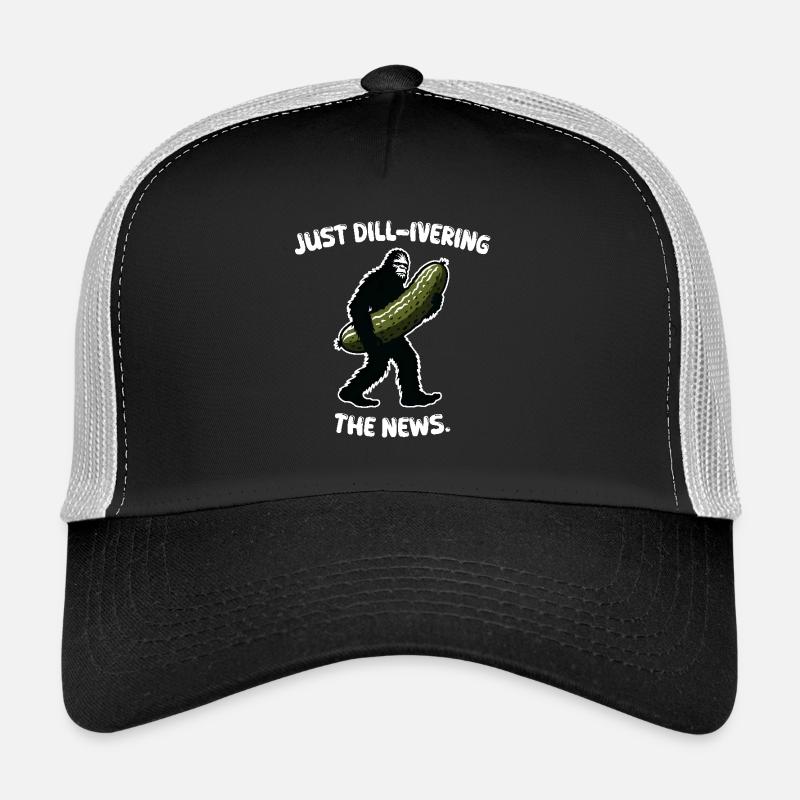 Juste de l’aneth. Cornichon Bigfoot Sasquat Casquette trucker 