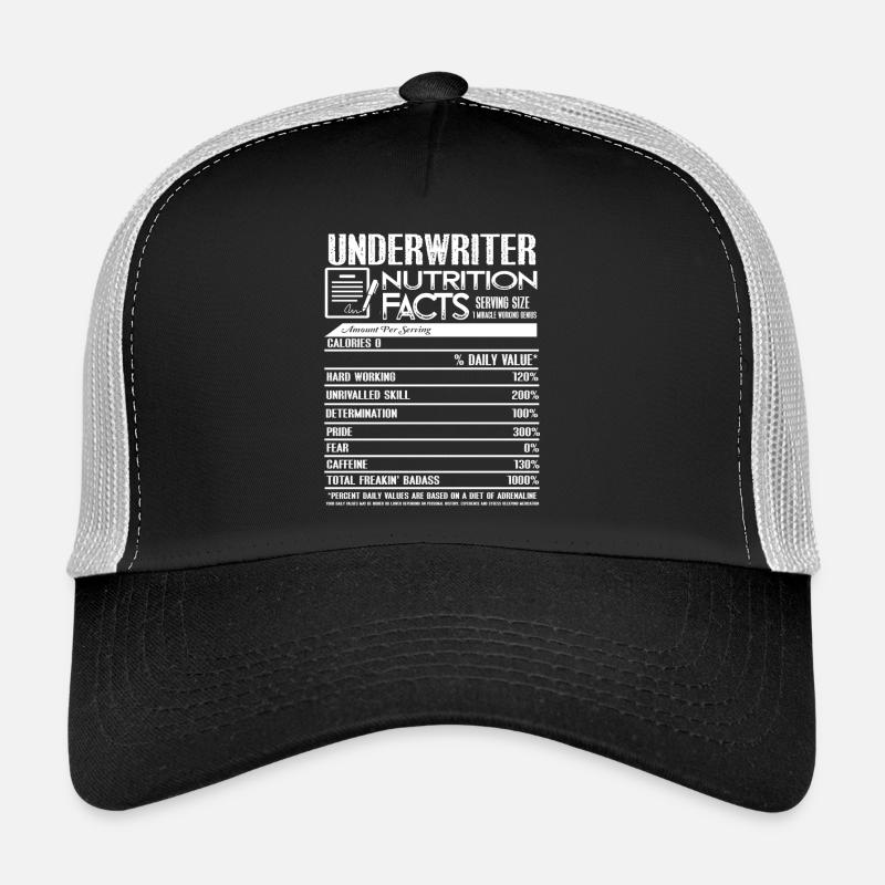 Underwriter Nutrition Facts Trucker Cap