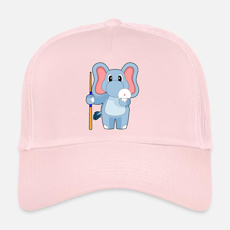 Cue de billard éléphant Casquette trucker 