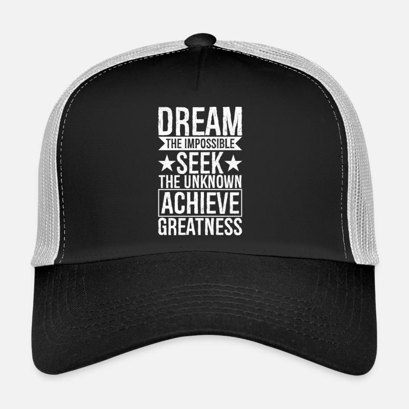 rêver l’Impossible, chercher l’inconnu, réaliser Casquette trucker 