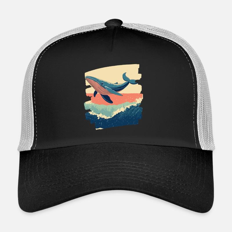 Baleine Rétro Casquette trucker 