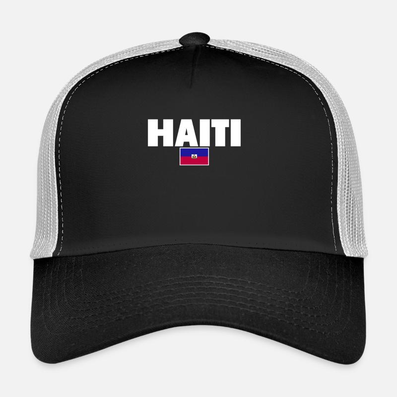 Haïti Drapeau haïtien Haïtien Casquette trucker 
