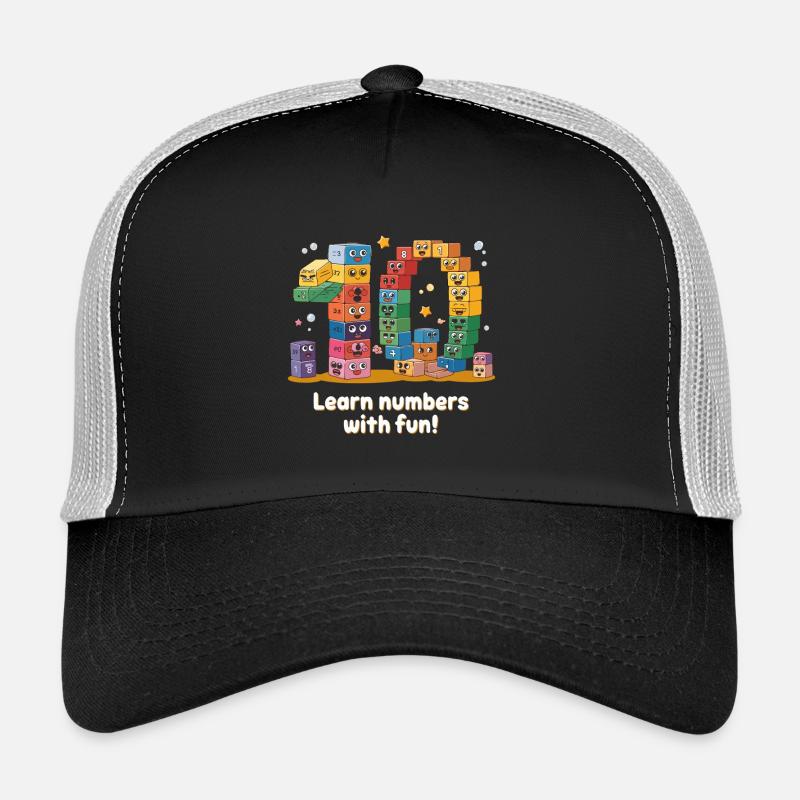 ZAHL TAG - Trucker Cap - Schwarz/Steingrau