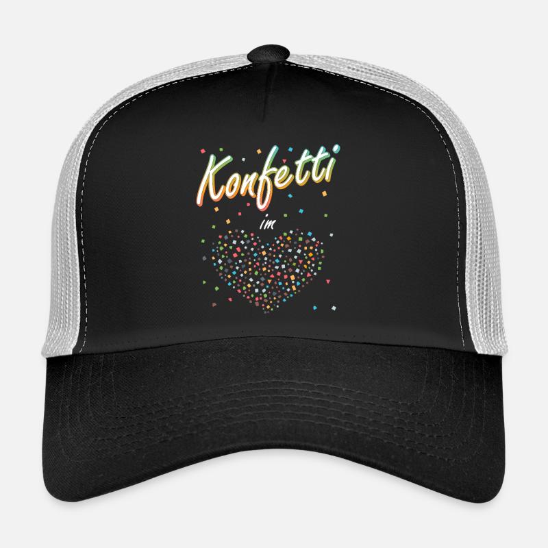 Konfetti Fasching Karneval Spaß Design Trucker Cap