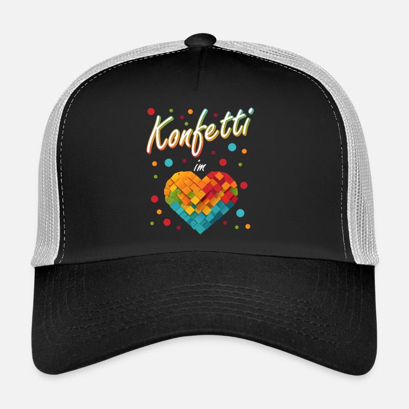 Konfetti Fasching Karneval Spaß Design Trucker Cap