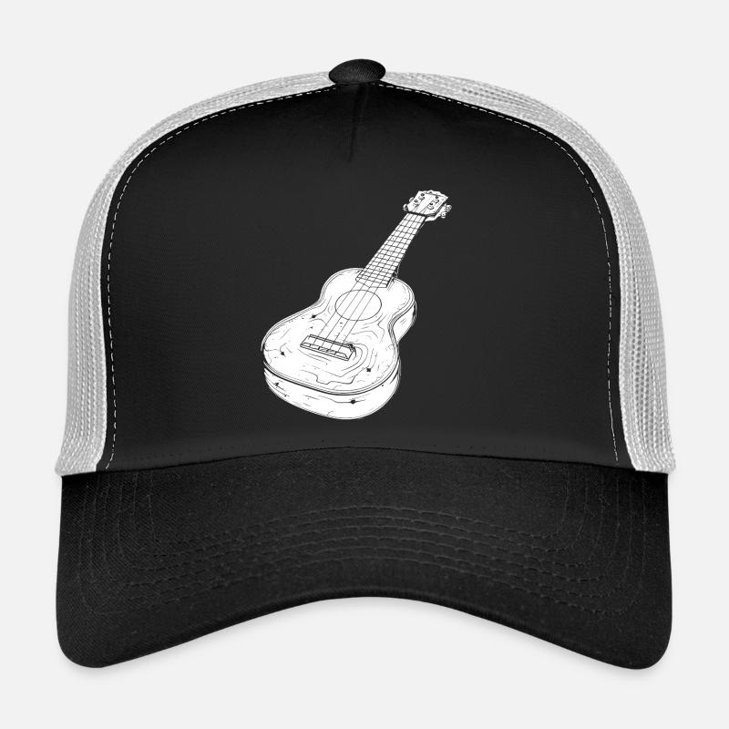 Dessin de ukulélé Casquette trucker 