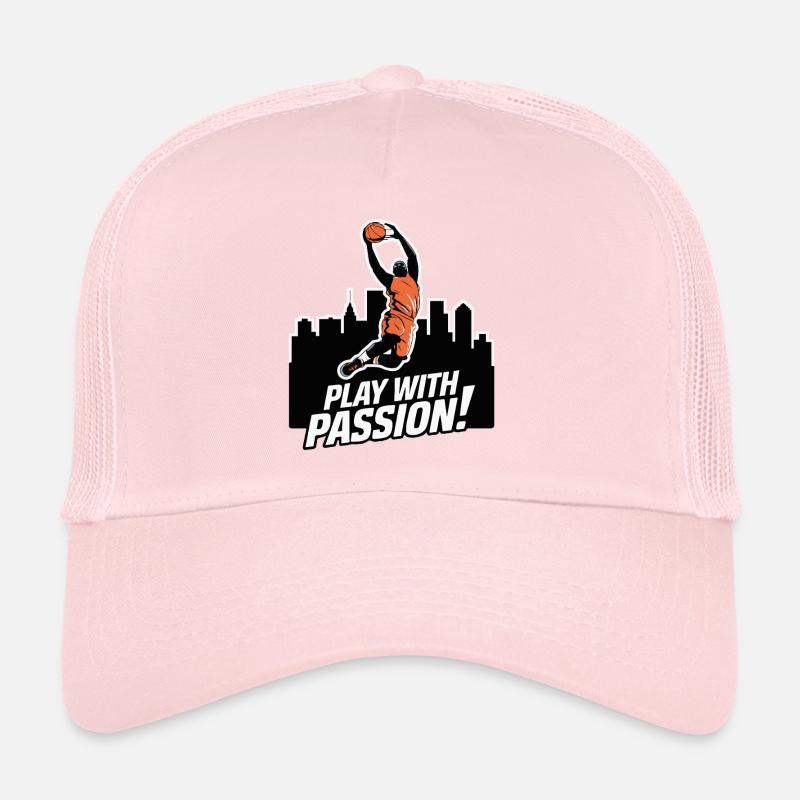 PLAYING BASKETBALL Trucker Cap