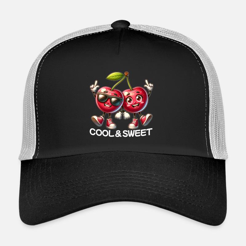Cool And Sweet - Trucker Cap - black/stone grey