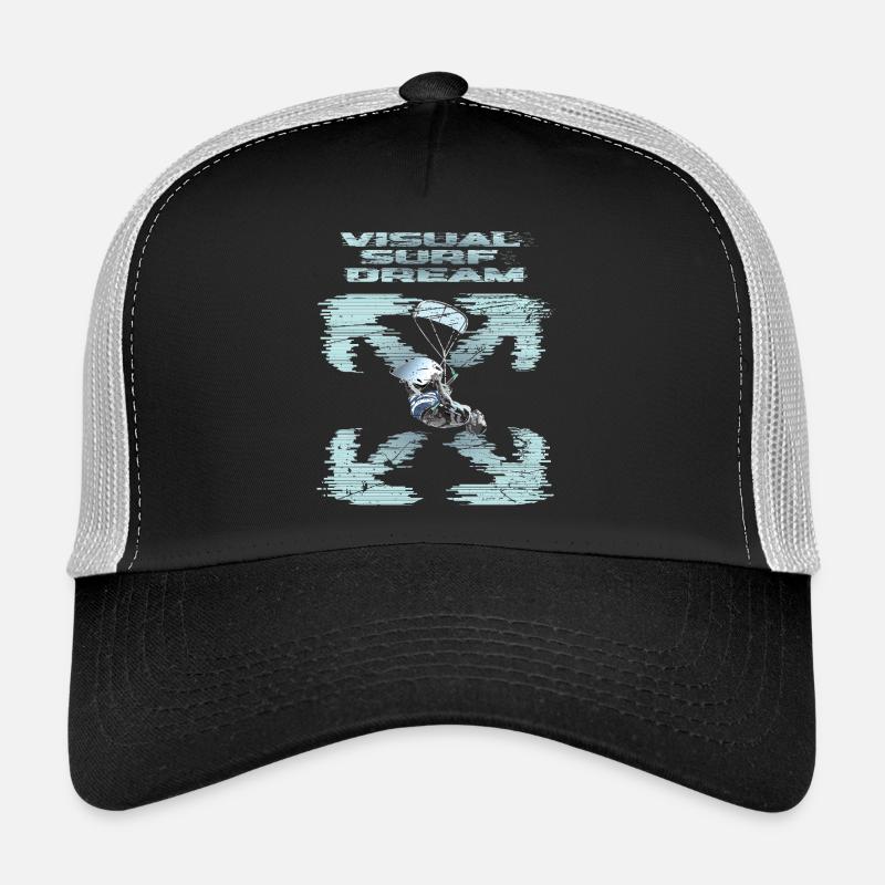 Visual Kitesurfing Dream - Trucker Cap - black/stone grey