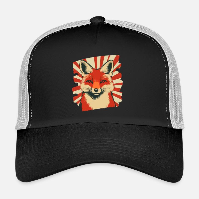 Renard Rétro Casquette trucker 