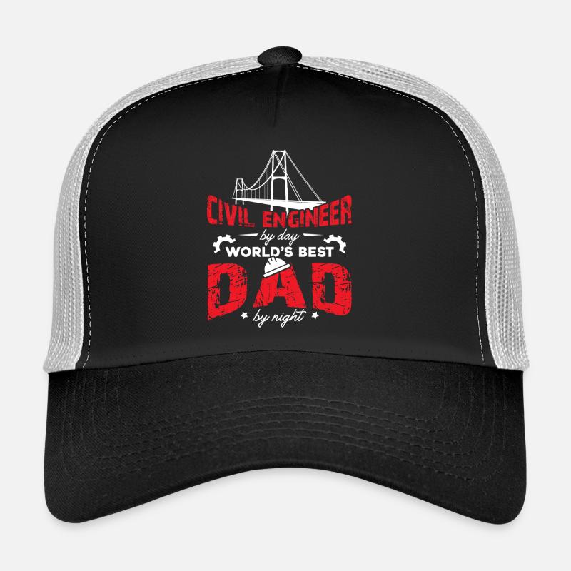 Civil Engineer Civil Engineer Dad Trucker Cap