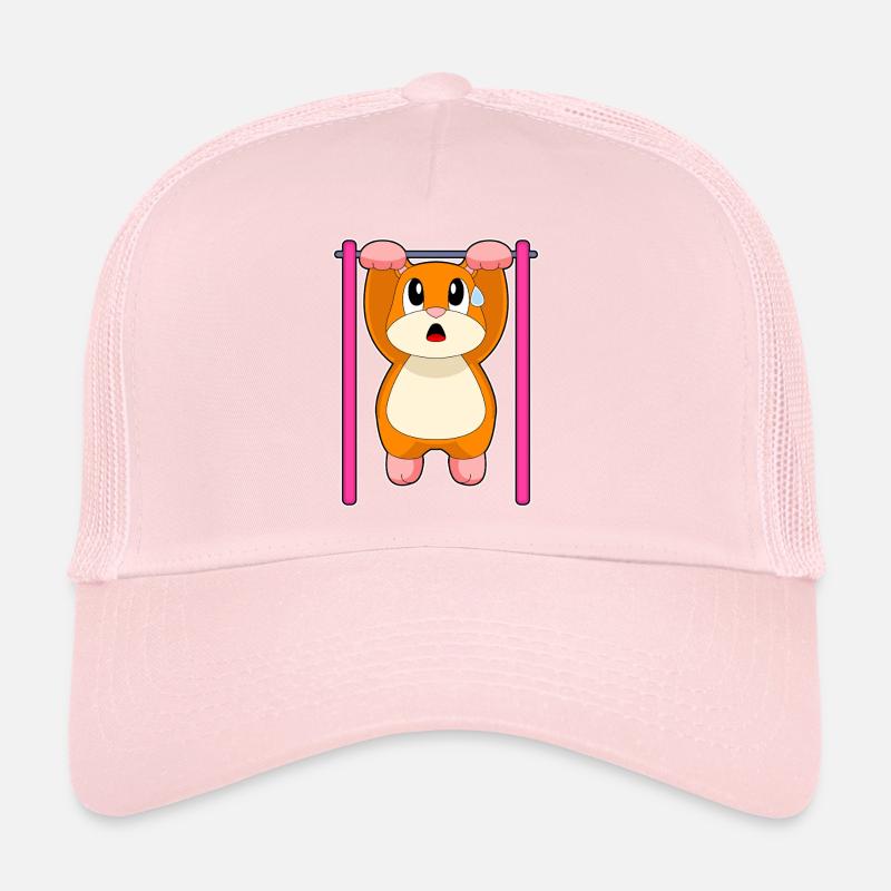 Hamster Bodybuilder Tractions Musculation Casquette trucker 
