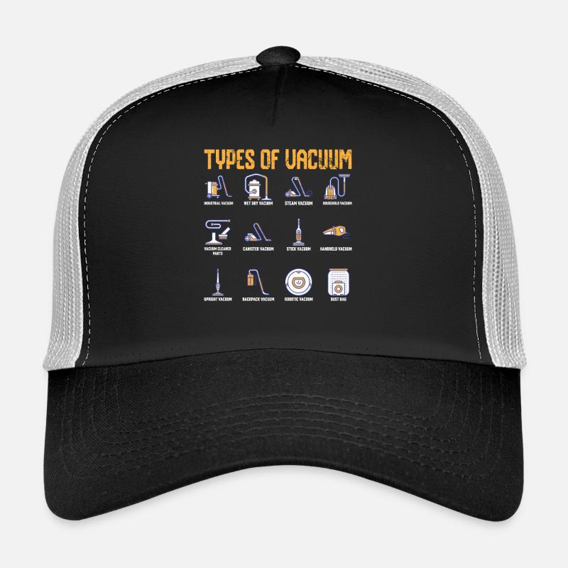 Arten von Staubsaugern - Trucker Cap - Schwarz/Steingrau