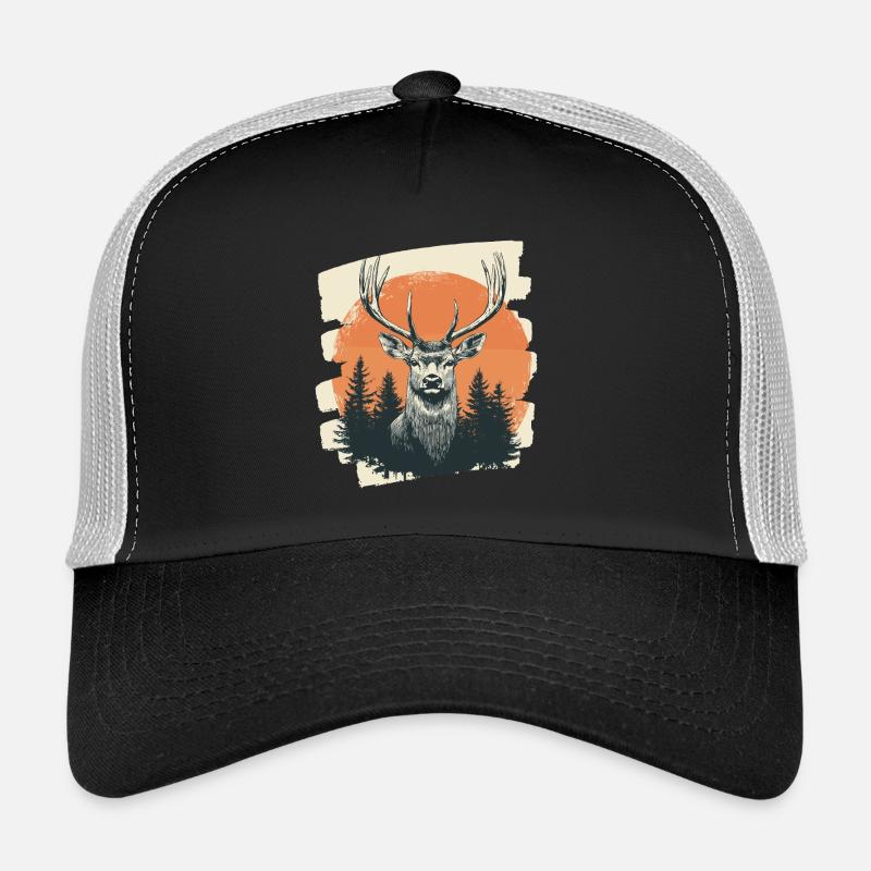 Hirsch mit Geweih Trucker Cap