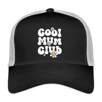 Cool Mum Club - Casquette trucker  - noir/gris pierre - Devant