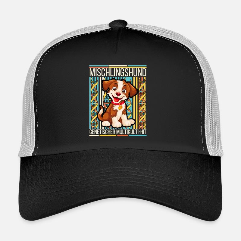 Chien de race mixte Génétique Multiculturel Hit Casquette trucker 