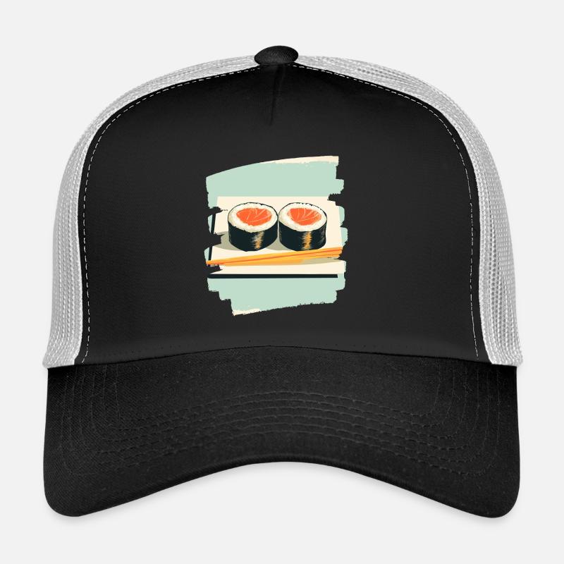 Sushi - Casquette trucker  - noir/gris pierre