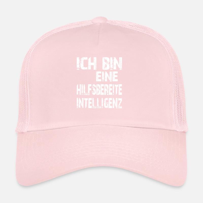 L’IA dit : Je suis une intelligence utile Casquette trucker 