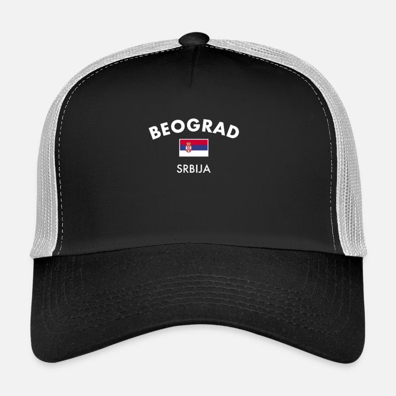 Belgrade Belgrade Serbie Serbie Drapeau Casquette trucker 