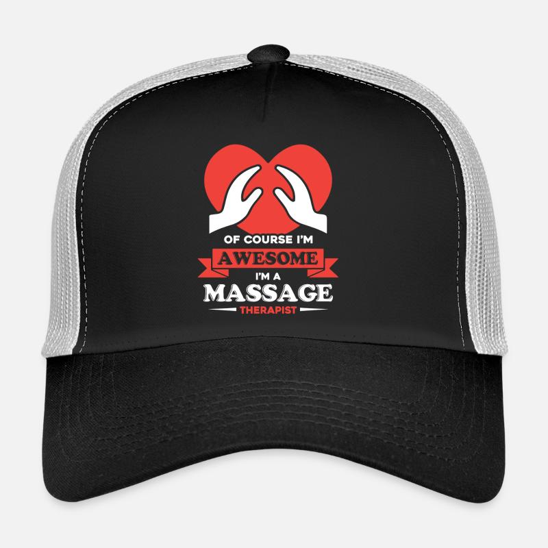 Massage Therapist Awesome Massage Therapist Trucker Cap