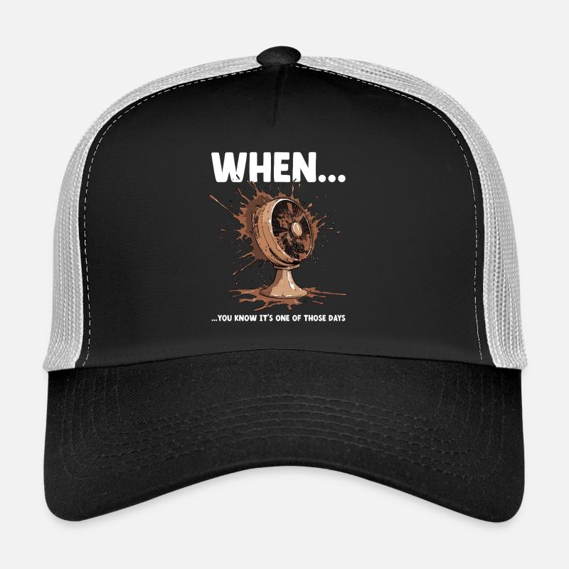 Funny Murphy's Law Meme Disaster Office Colleagues Trucker Cap