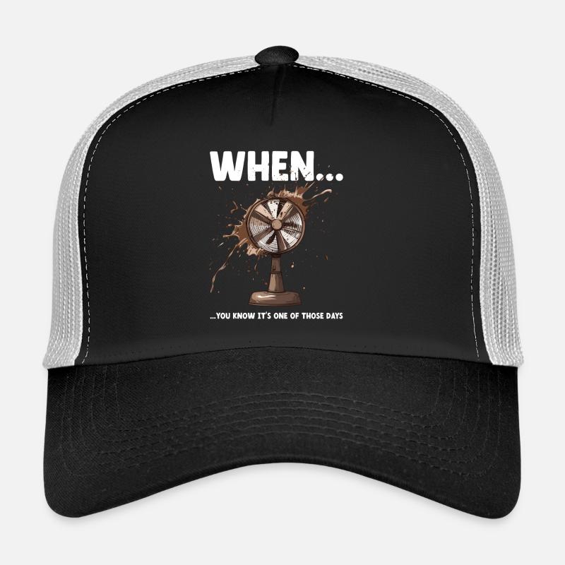 Lustig Murphy's Law Meme Katastrophe Büro Kollegen Trucker Cap