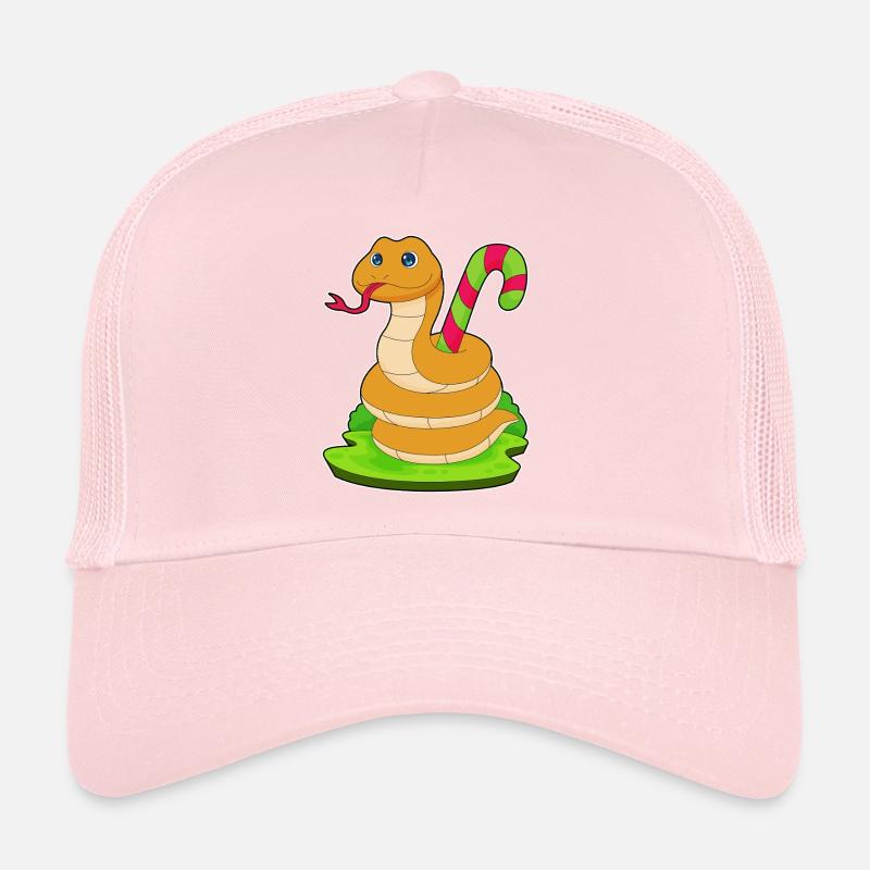 Canne de bonbon serpent Casquette trucker 