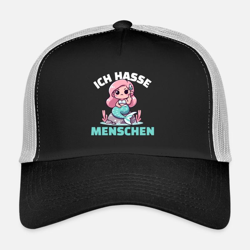Sirène effrontée avec un message cynique Casquette trucker 