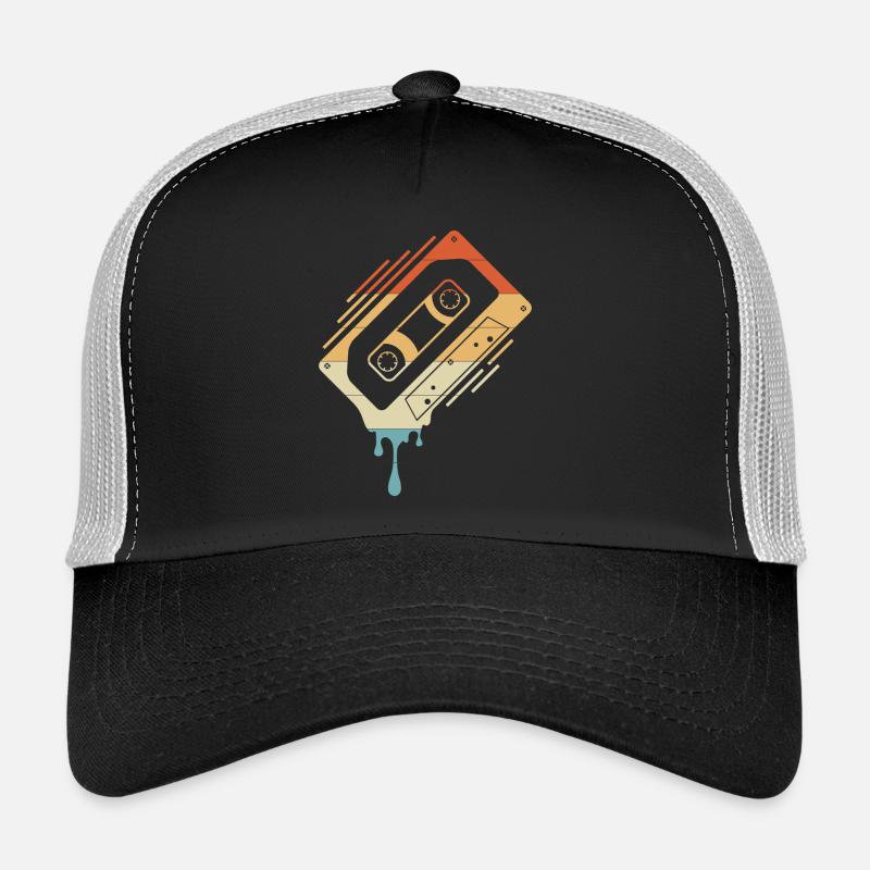 Dripping Cassette Tape Trucker Cap