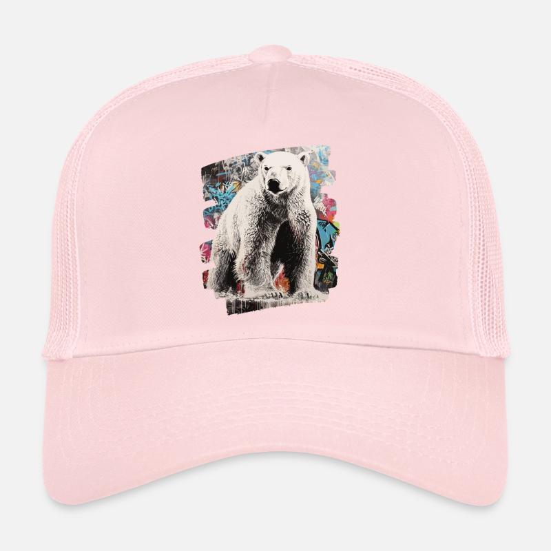Pulvérisateur Polar Bear Graffiti Casquette trucker 