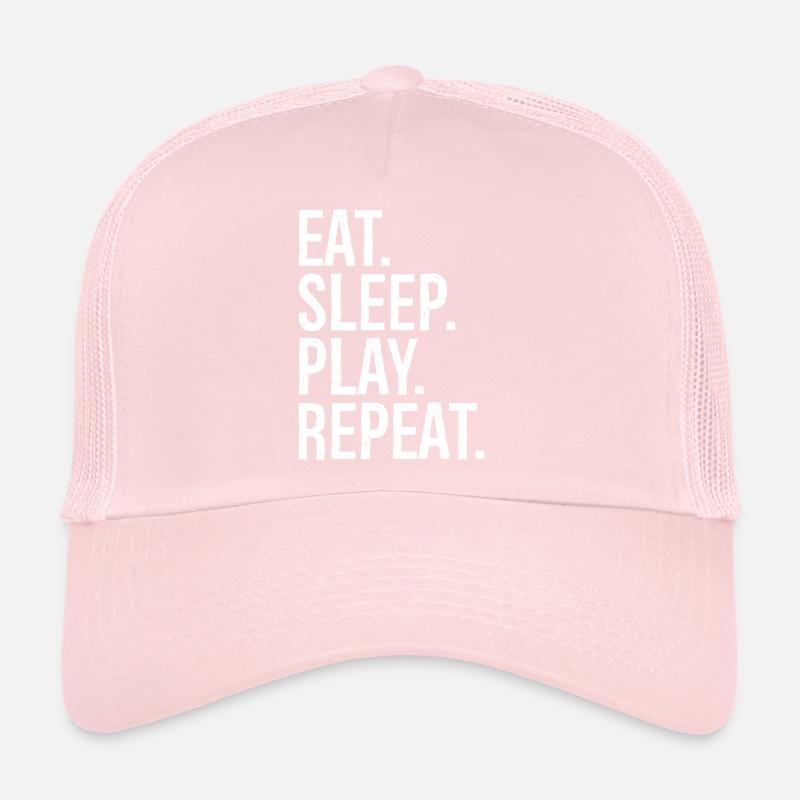 Manger, dormir, jouer, répéter, Casquette trucker 