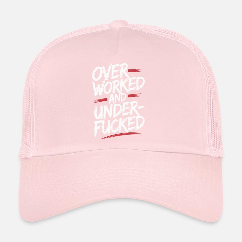 Ausgefallener, überarbeiteter und unterfickter Graffiti-Stil Trucker Cap