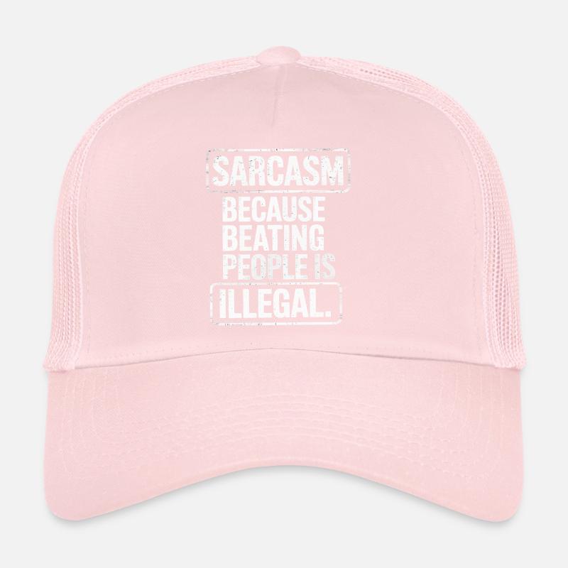Sarcasme parce que l’honnêteté est trop dure Citation drôle Casquette trucker 