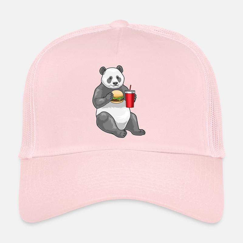 Panda Cheeseburger Trucker Cap