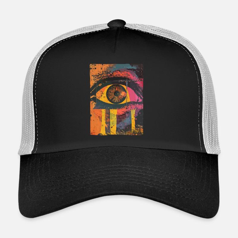 Pop Art Auge Graffiti Trucker Cap