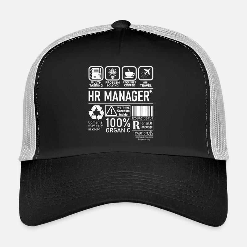 Responsable RH résolution de problèmes multitâches Casquette trucker 
